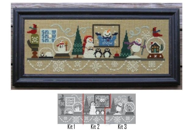 Bent Creek – Wintery Snowglobe Mantle – Complete Kit | Fiberworks