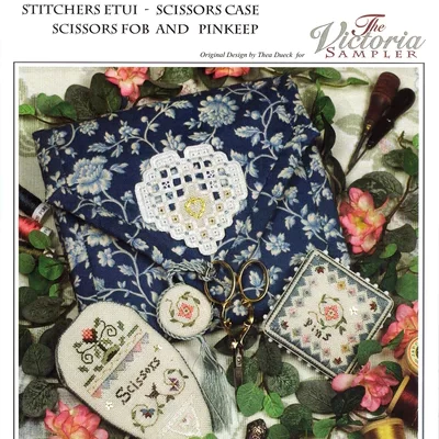 The Victoria Sampler - Where Stitchers Gather with accessory pack -  Fiberworks